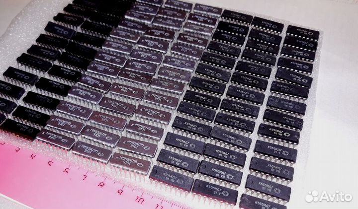 50 шт. микросхем к555кп12, кп15, к555ид7, к555лн1