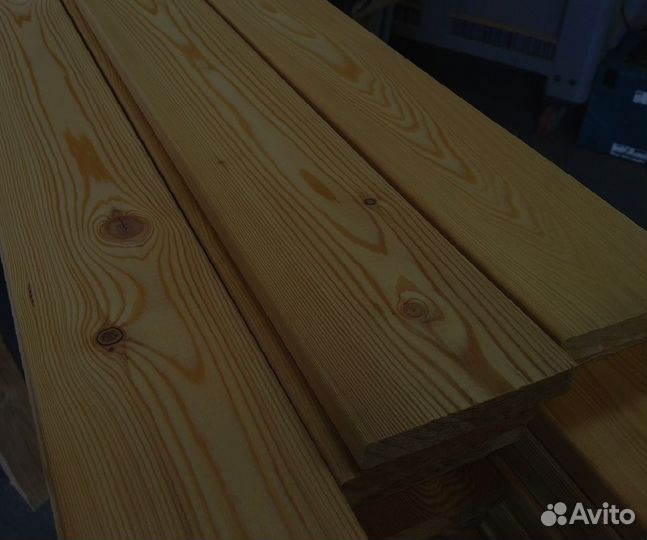 Шлифованные доски лиственницы 50x150 мм, для профессионального использования