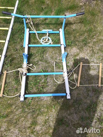 Шведская стенка с турником и брусьями бу