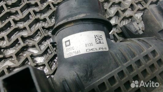 Радиатор интеркуллера opel astra J (EBG06KC01)