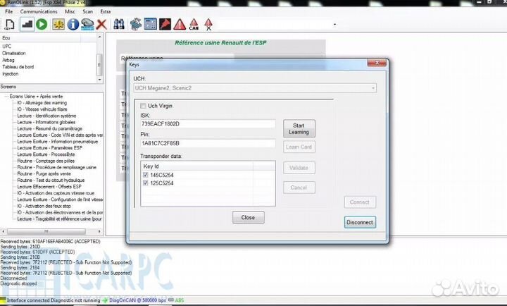 Renolink V1.87 ECU программатор для Renault OBD2