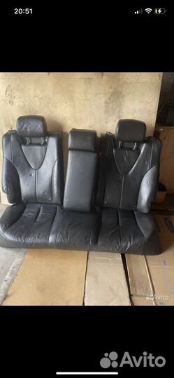 Задний рядкожанных сидений camry 40,3,5