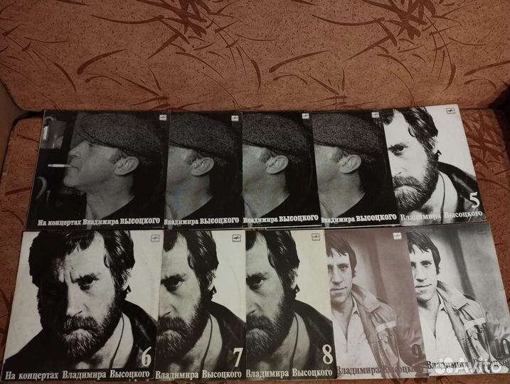 Высоцкий Пластинки виниловые 10 штук