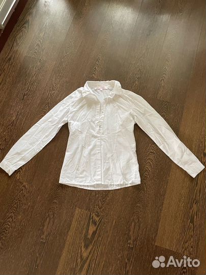 Блузка белая школьная 146
