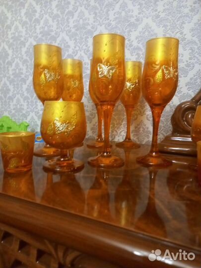 Новый шикарный комплект.хрусталь