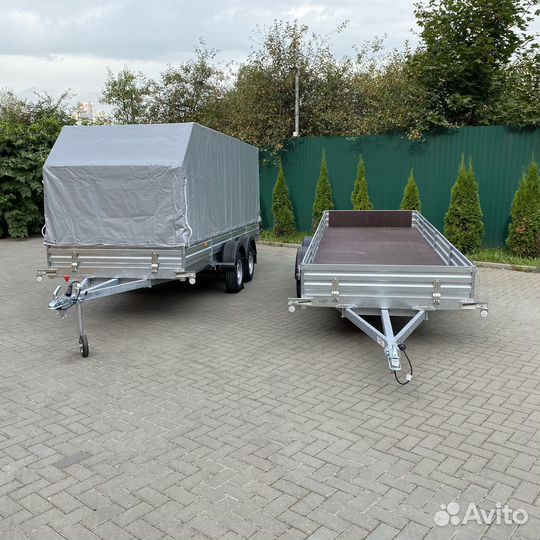 Прицеп для перевозки 2х единиц техники Категория B