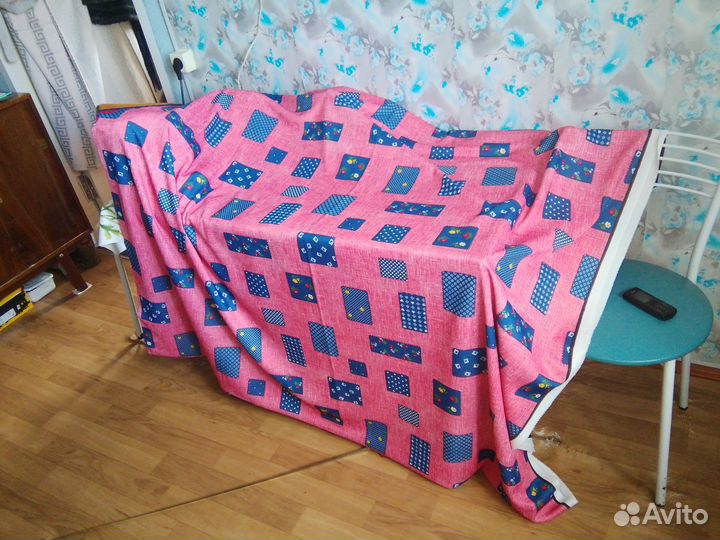 Ткань на платье. 70-е. СССР. Винтаж