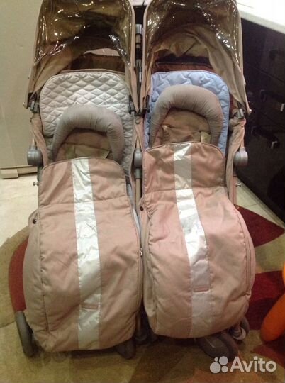 Прогулочная коляска для двойни