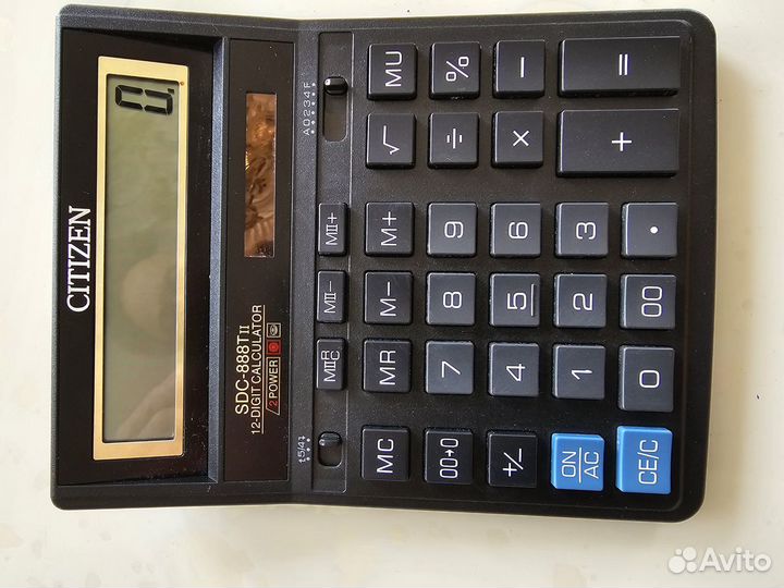 Калькулятор citizen SDC-888TII оригинал в полном к