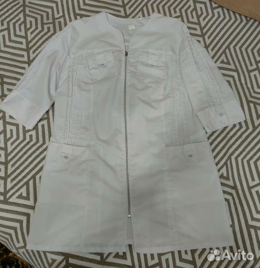 Медицинский халат женский белый