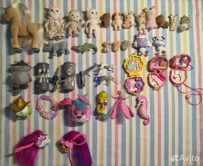 Мини фигурки зверушки разные маленькие