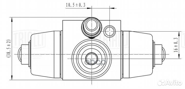Цилиндр торм. для а/м Audi 100 (90) /Skoda Octavia