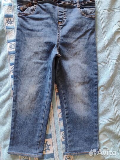 Джинсовый комбинезон для девочки 116