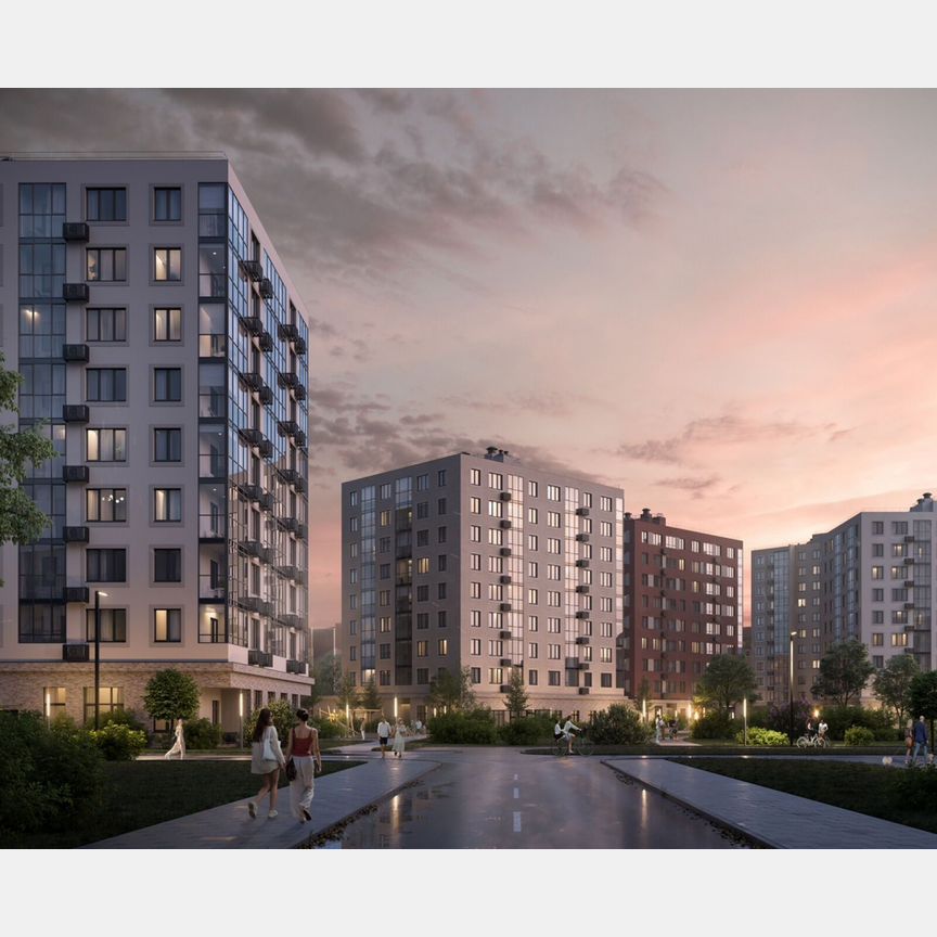 2-к. квартира, 64,3 м², 6/12 эт.