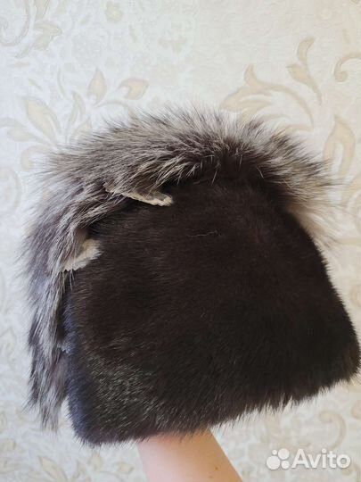 Шапка норковая женская