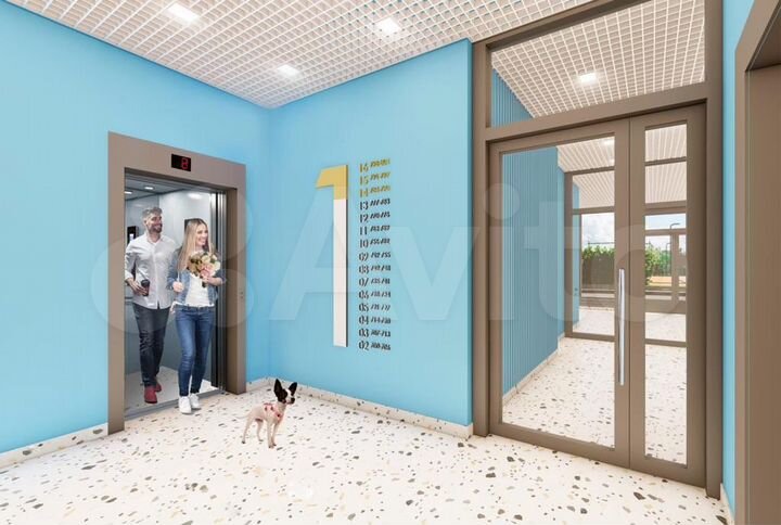 2-к. квартира, 55,2 м², 12/17 эт.