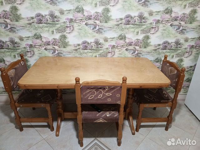Кухонный стол деревянный объявление продам