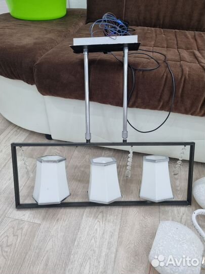 Люстра потолочная подвесная бу