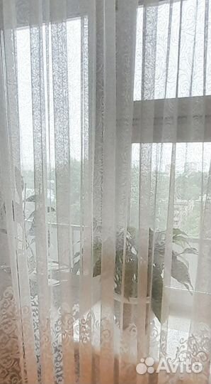 Новый тюль 6 метров (300х270 см 2 шт.)