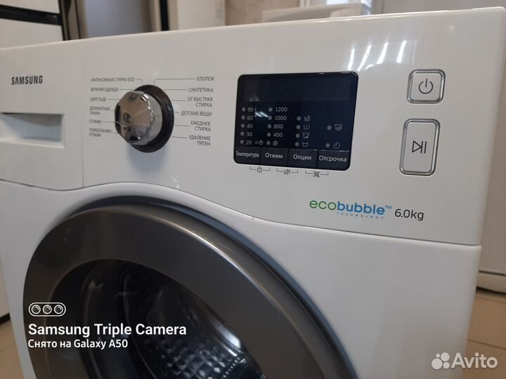 Стиральная машина Samsung ecobubble 6kg