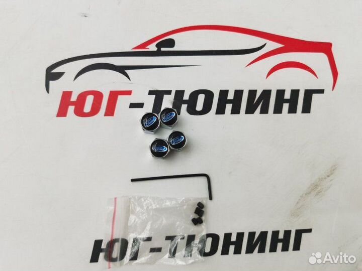 Колпачки на ниппель Ford с анти кражей Ford