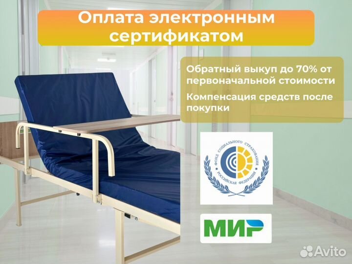 Кровать медицинская функциональная