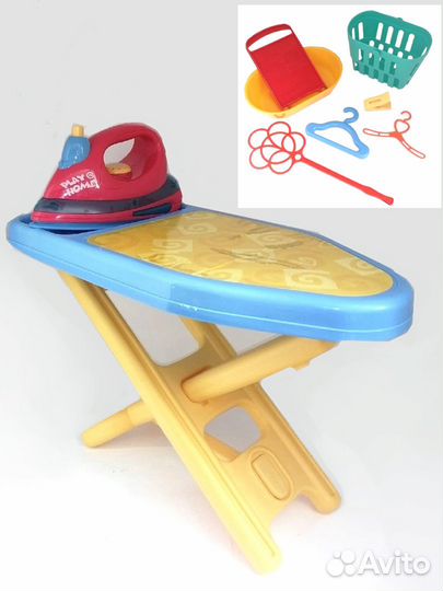 Play home Утюг + стиральная машинка + доп набор