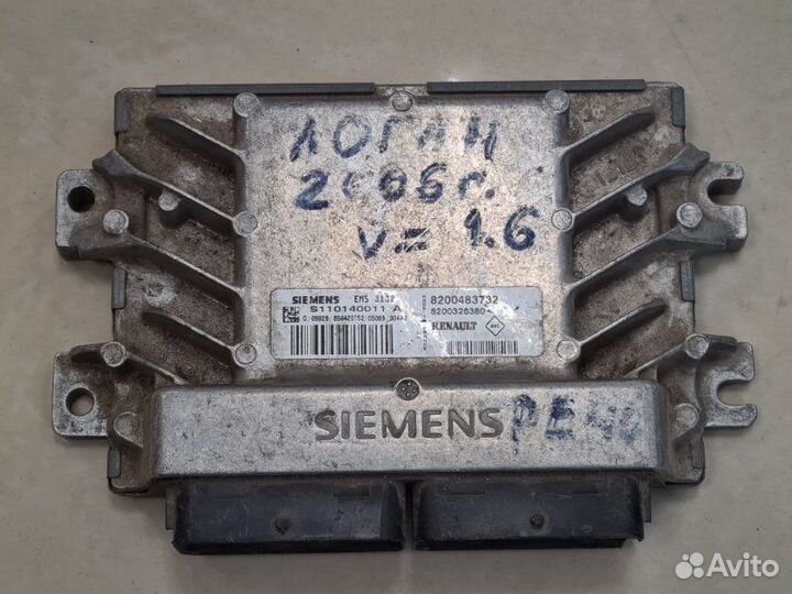 Блок управления двигателем Renault Logan K7MF710
