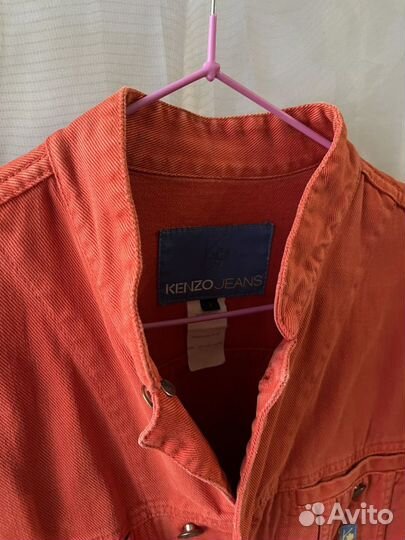 Винтажная джинсовая куртка Kenzo 44-46