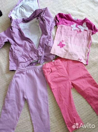 Брендовые вещи для девочки 80-86. Zara, Next, C&A