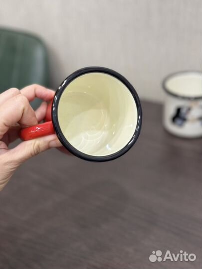 Эмалированная кружка 250мл крот