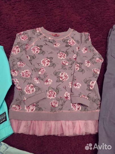 Фирменные вещи для девочки 122-128