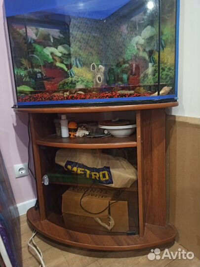 Аквариум 120л с тумбой