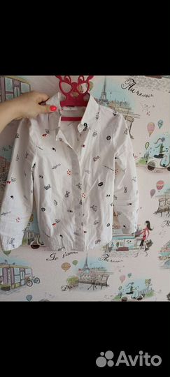 Рубашка школьная для девочки