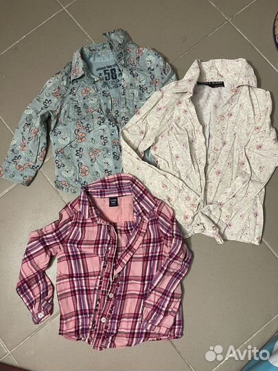 Два пакета одежды для девочки до трёх лет