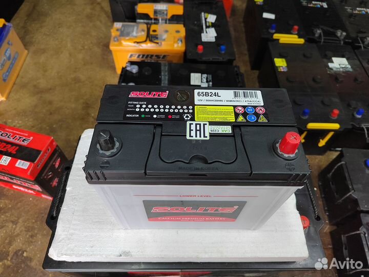 Аккумулятор Solite Super 50 Ач 470 А обр