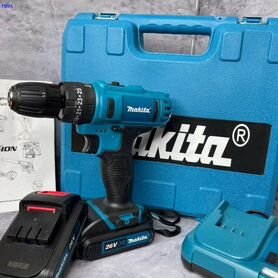 Шуруповерт Makita 26V с набором инструментов (Арт.85006)