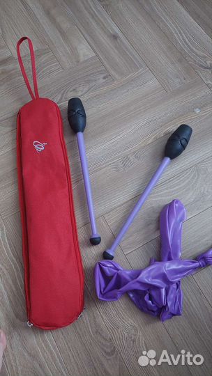 Булавы резиновые. Худ.гимнастика