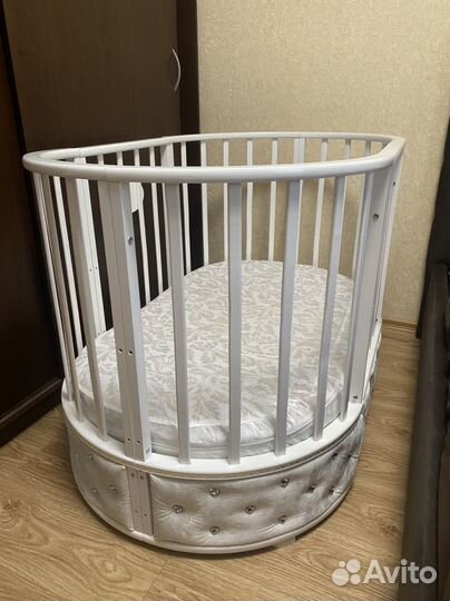 Кровать трансформер для новорожденных и комод