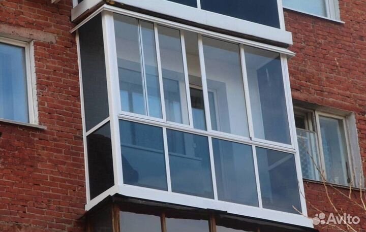 Остекление балконов и лоджий под ключ M4801