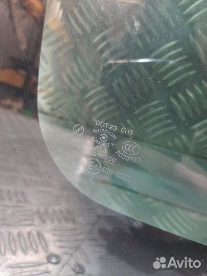 Стекло кузовное заднее левое Mazda Mpv LW AJ 2004