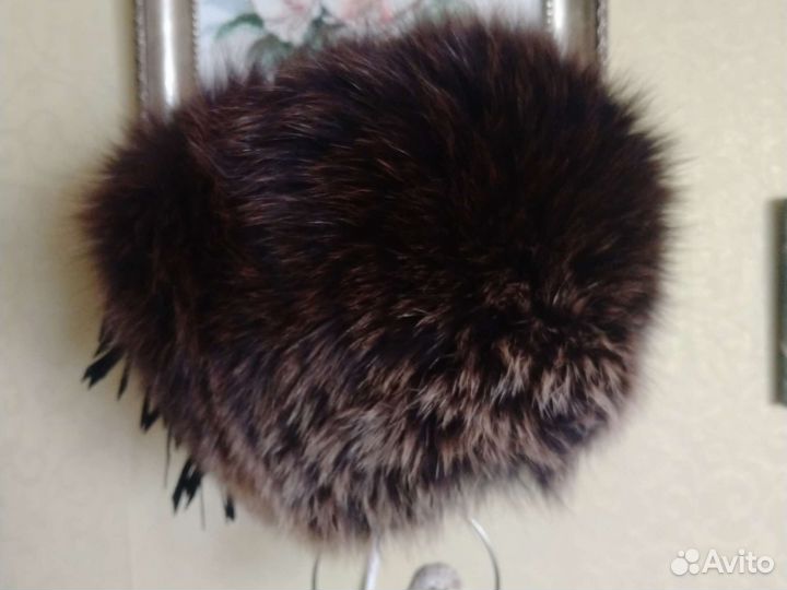 Шапка женская зимняя трикотаж плюс мех