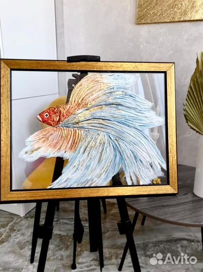 Картина обтемная на стекле