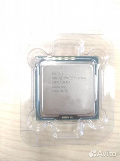 Xeon e3 1230 v2 (Core i7 3770) 3.3-3.7 Ghz