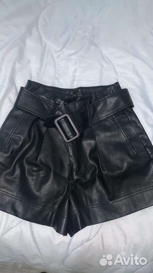 Шорты кожзам