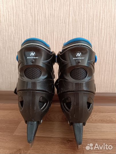 Коньки раздвижные nordway р. 34-37