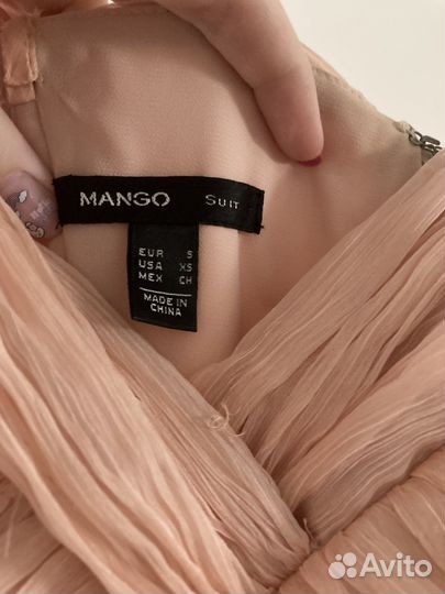 Вечернее платье в пол mango