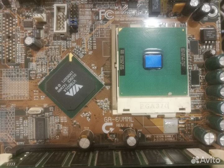 Связка раритетов GA-6vmml и Celeron 850