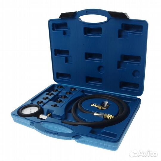 Тестер давления масла с адаптерами-переходниками