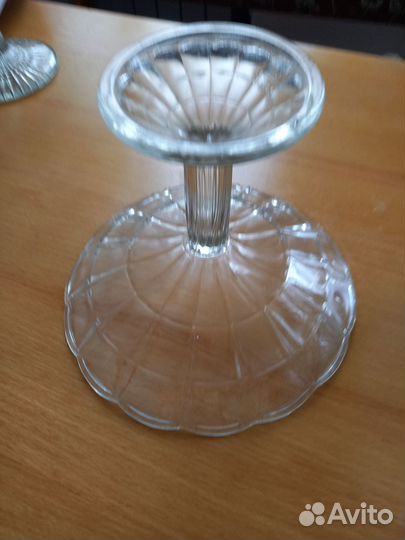 Ваза для фруктов на ножке СССР